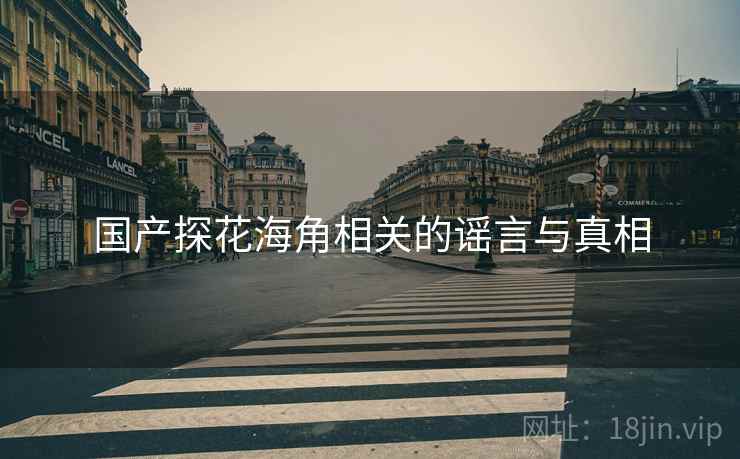 国产探花海角相关的谣言与真相