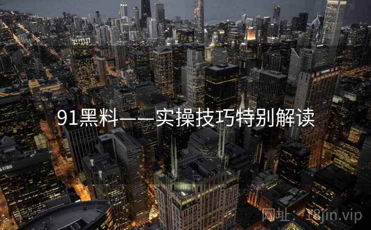 91黑料——实操技巧特别解读