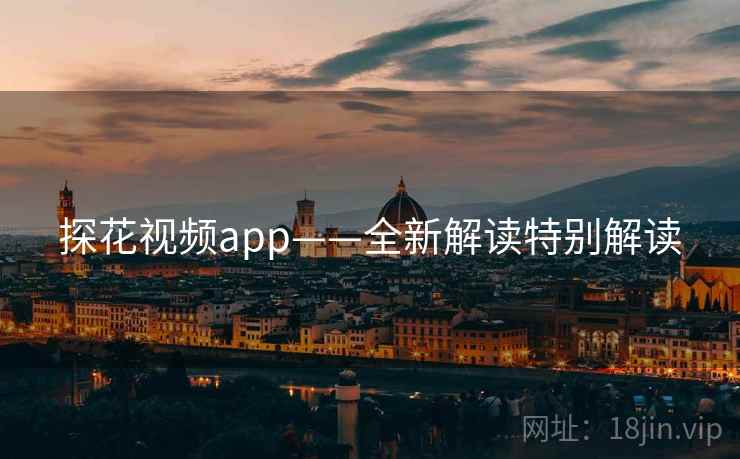 探花视频app——全新解读特别解读